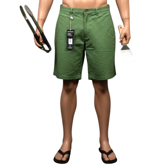 Mountain Khakis Other - Mountain Khakis Men's  Stretch Poplin Shorts 44x8 Chive Classic Fit‎ Cotton NWT